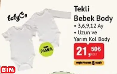 BABYCO TEKLİ BEBEK BODY BABYCO TEKLİ BEBEK BODY
